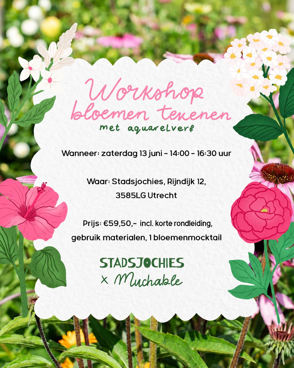 Workshop Stadsjochies - 13 juni 2026