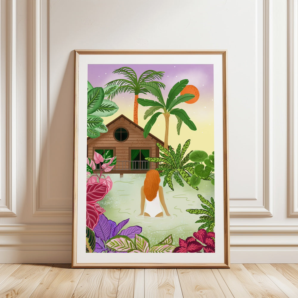 A4 Poster jungle reflections