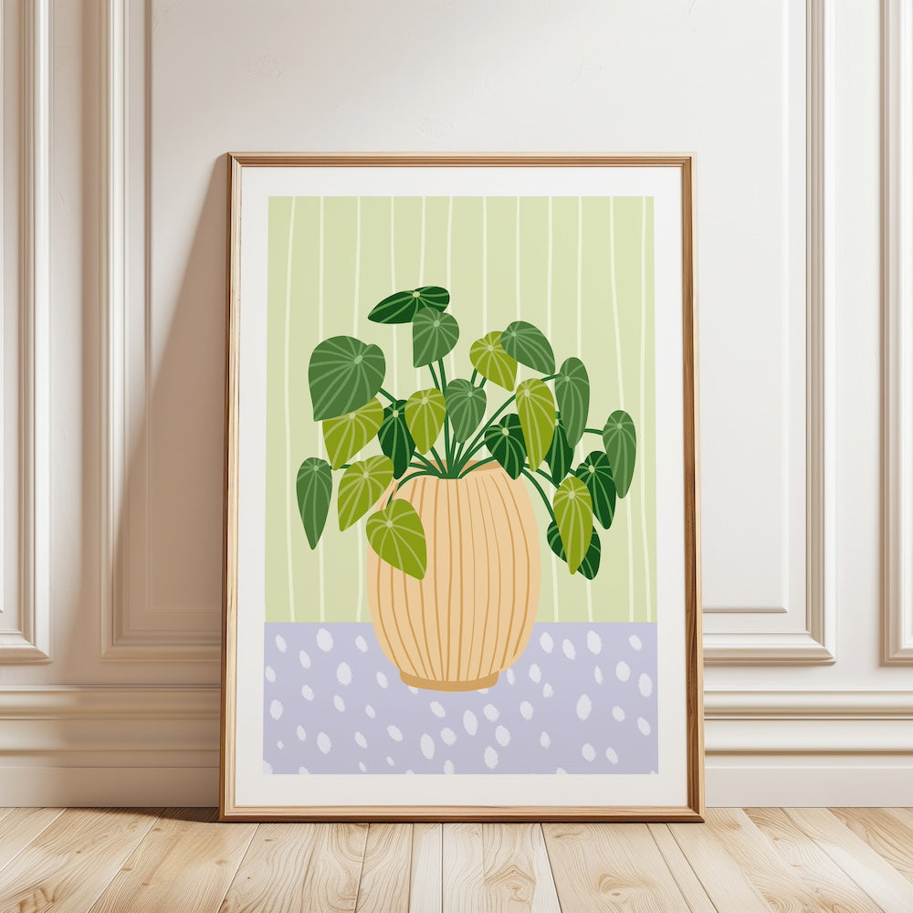A4 Poster plant groen