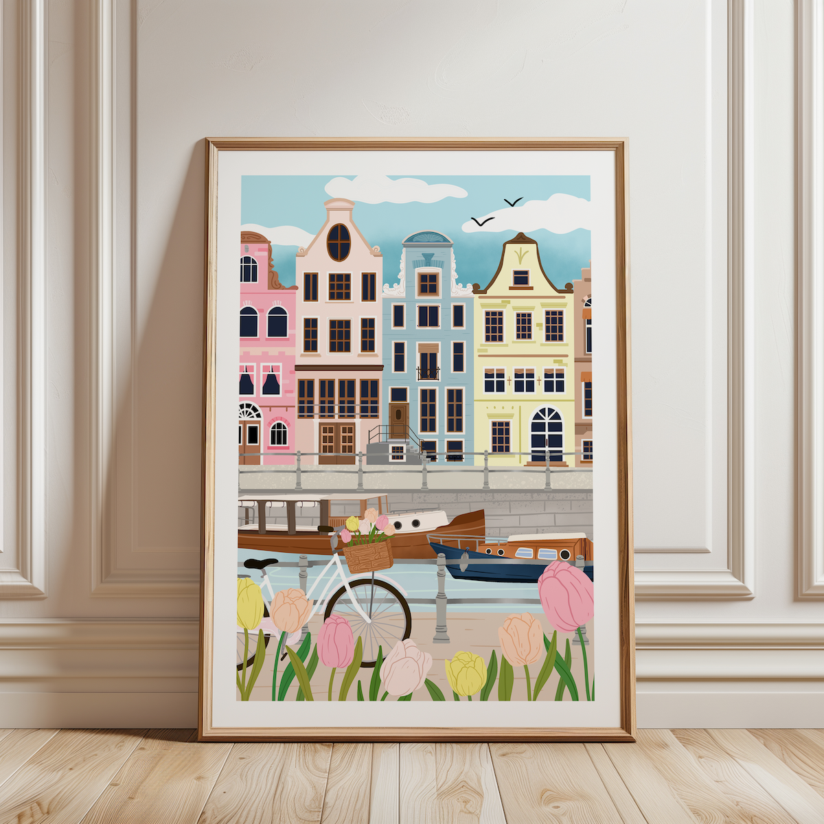 A4 Poster grachten Nederland