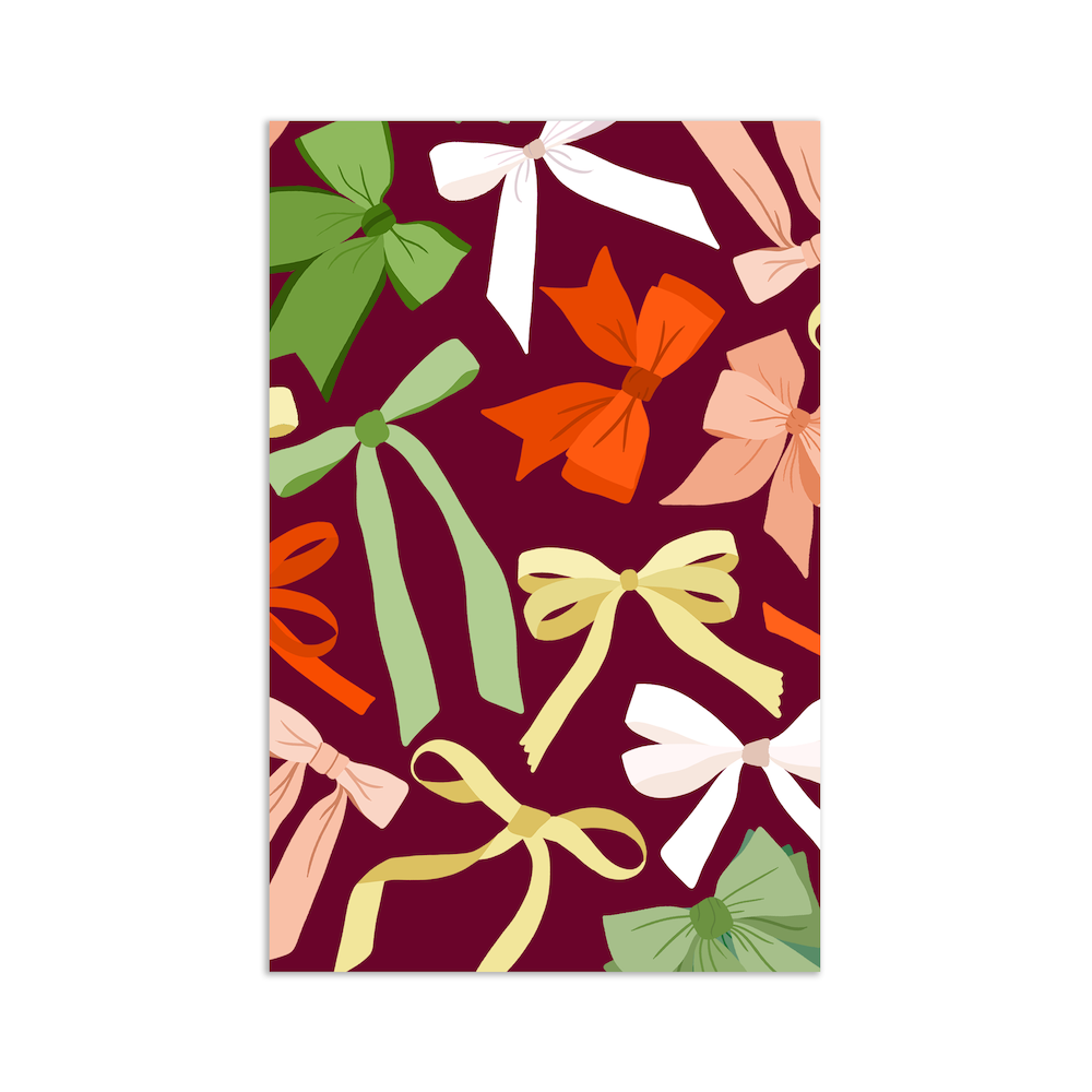 Mini card - bows