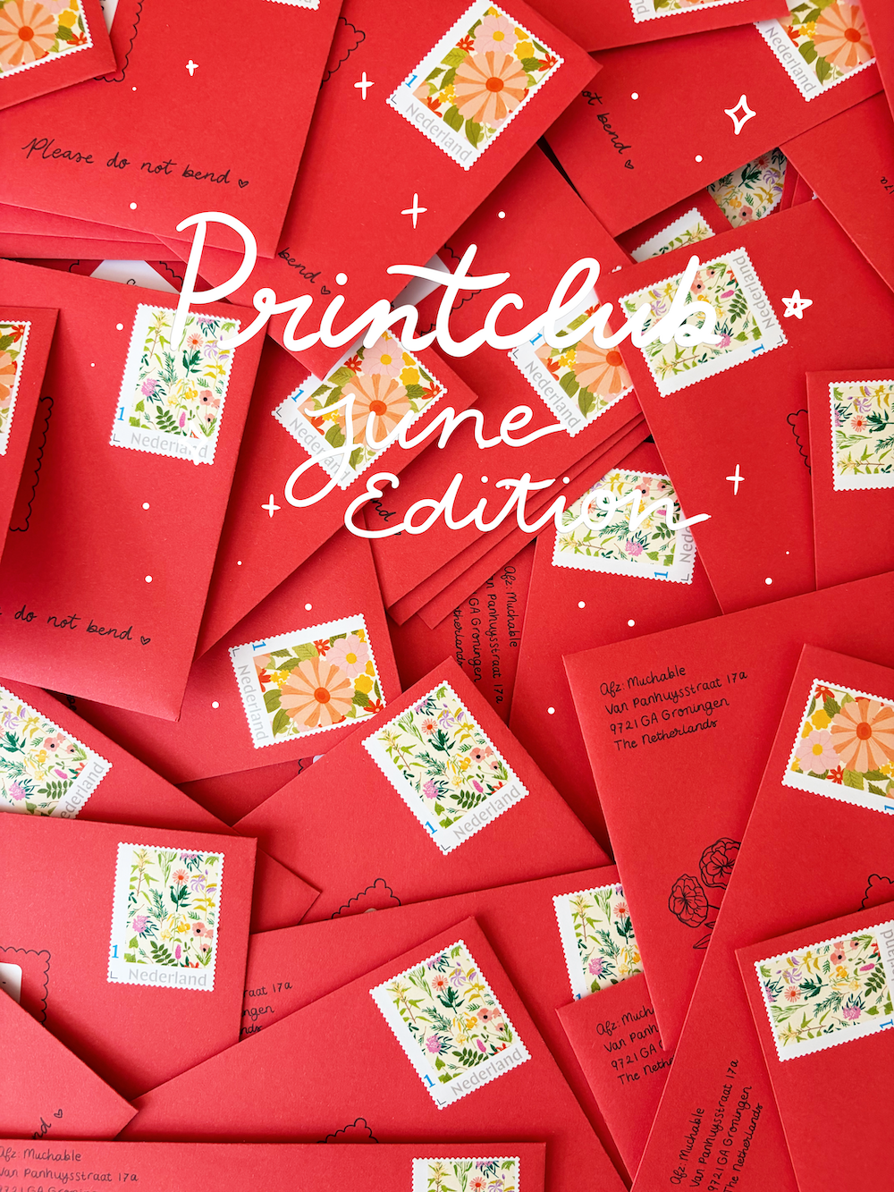 Printclub juni - verzending op 16 juni