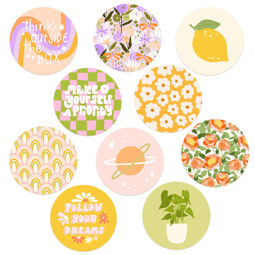 Ronde stickers set 3