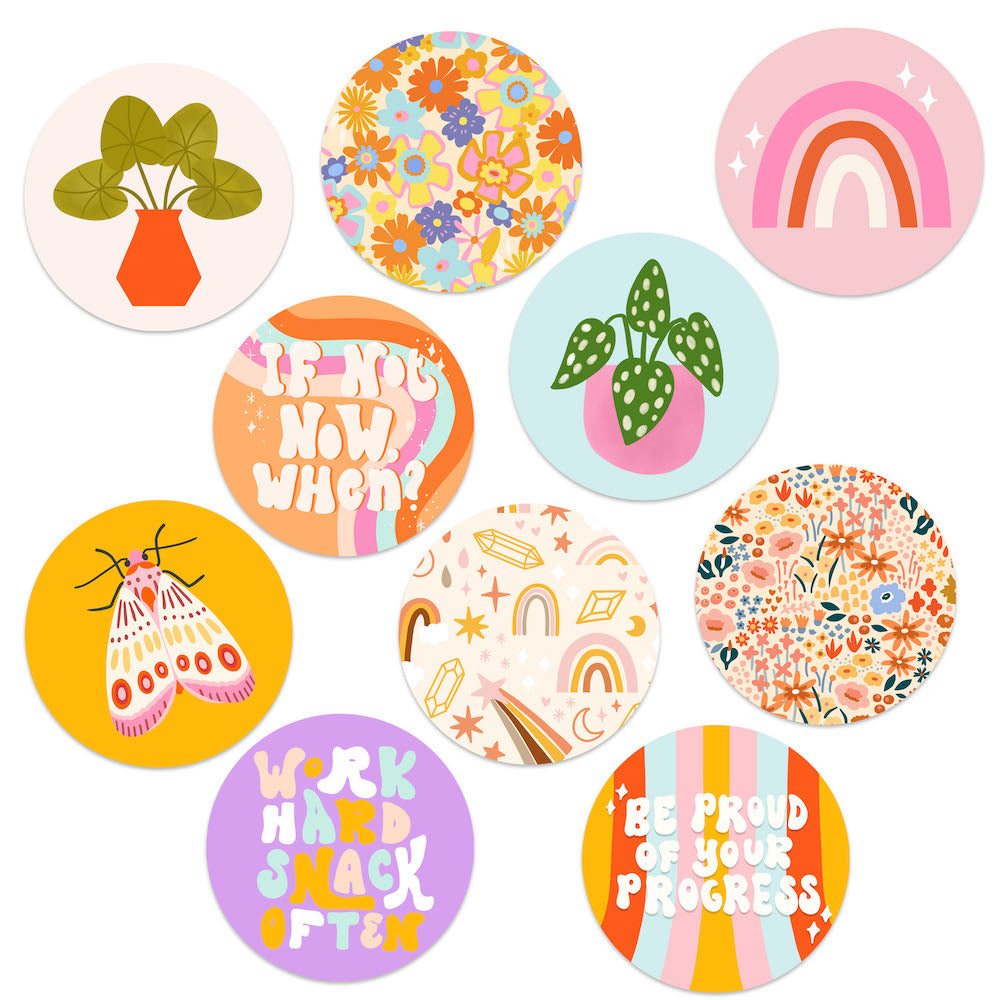 Ronde stickers set 2