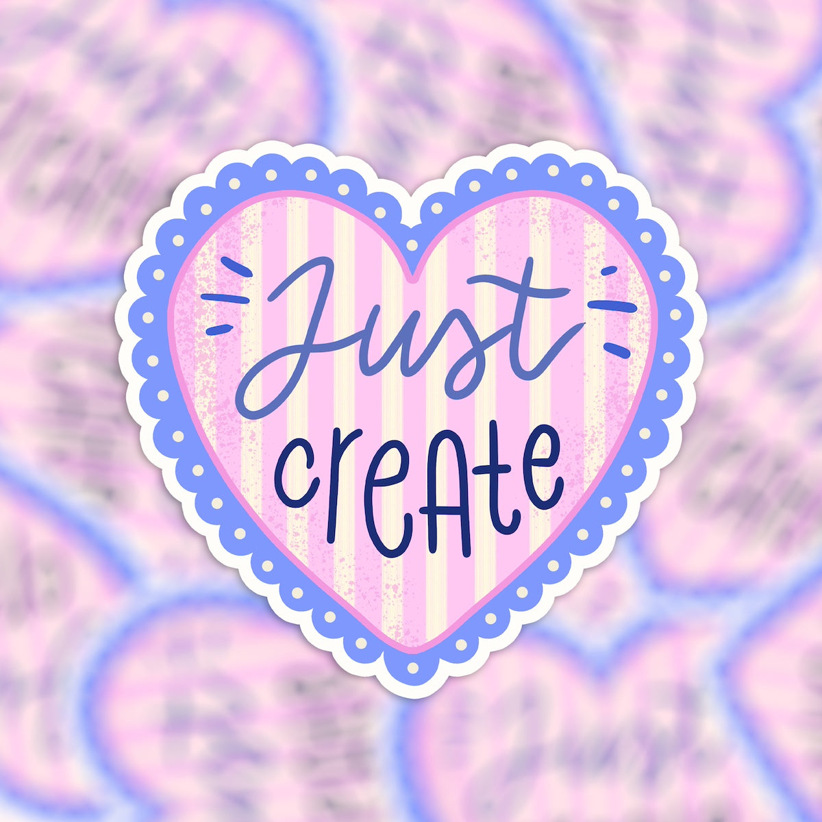 Vinyl sticker just create