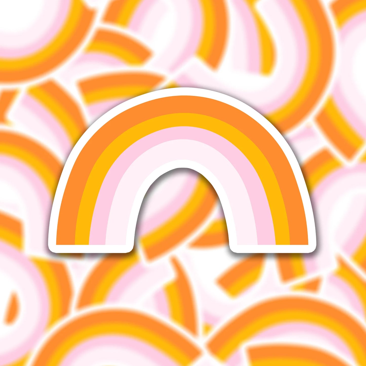 Vinyl sticker rainbow