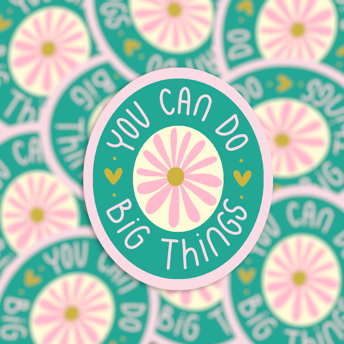 Vinyl sticker big things