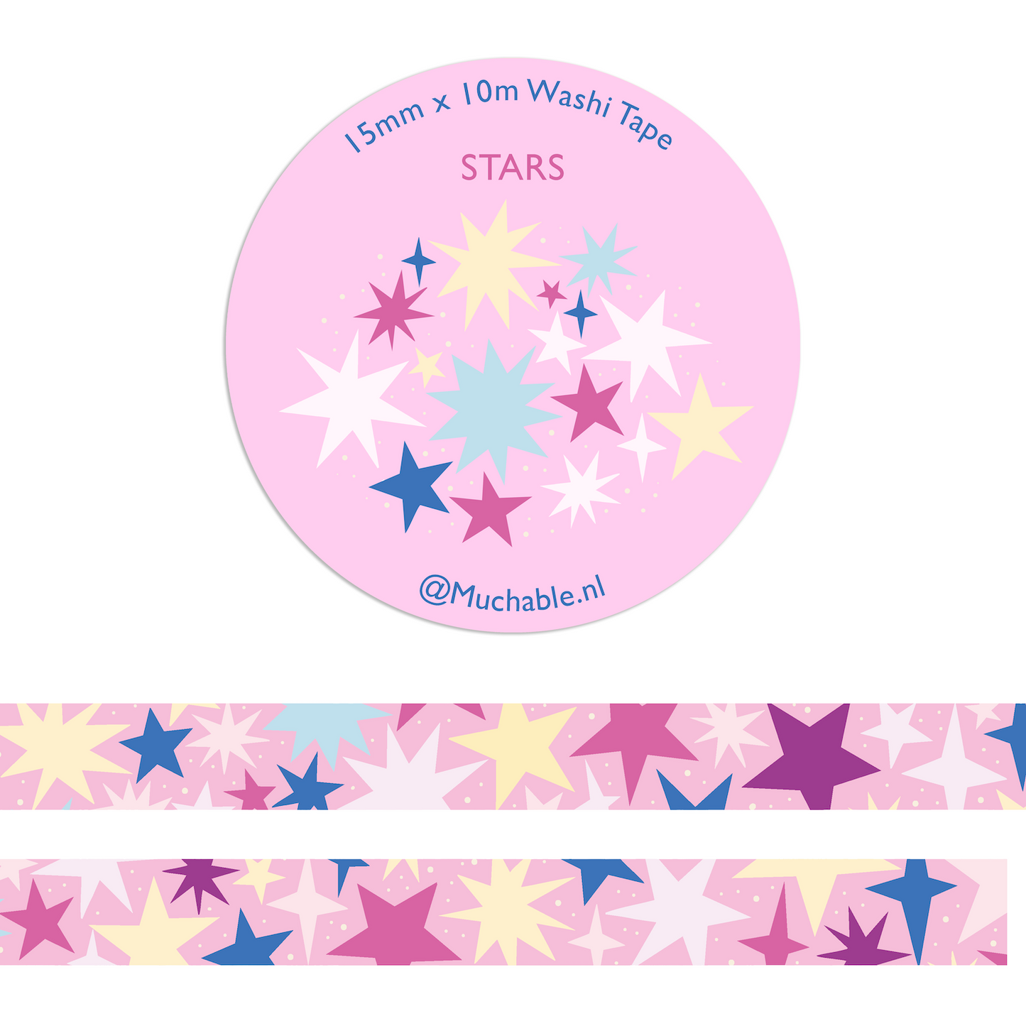 Washitape - sterren