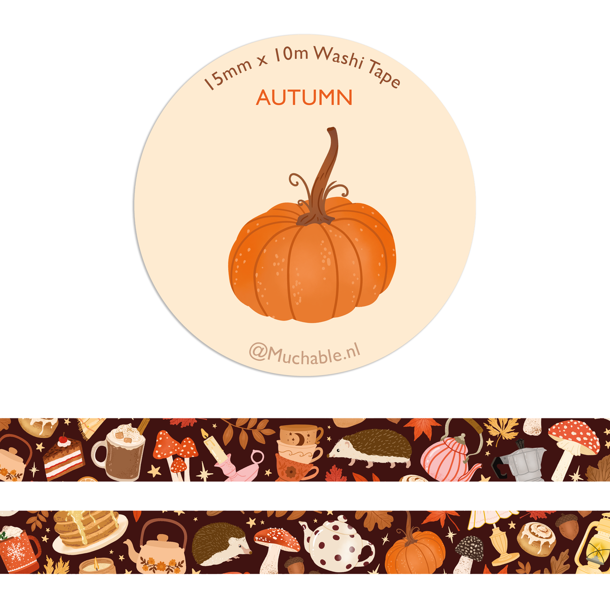Washitape - herfst items 2