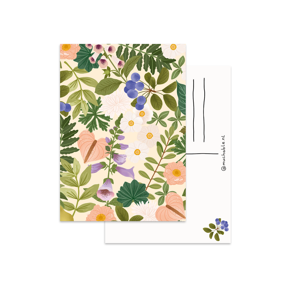 Kaart wilde bloemen