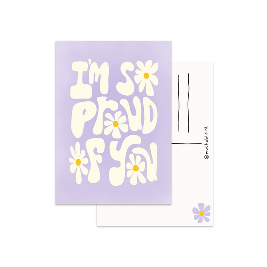 Kaart I am so proud of you