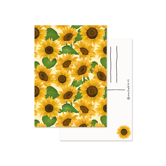 Card sunflowers
