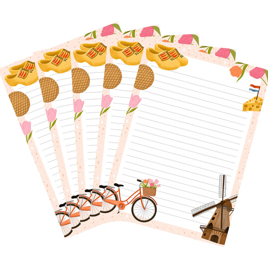 10x Briefpapier Holland