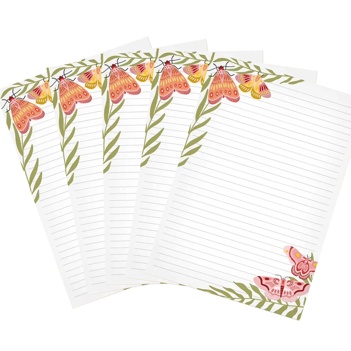 10x Briefpapier vlinders 2
