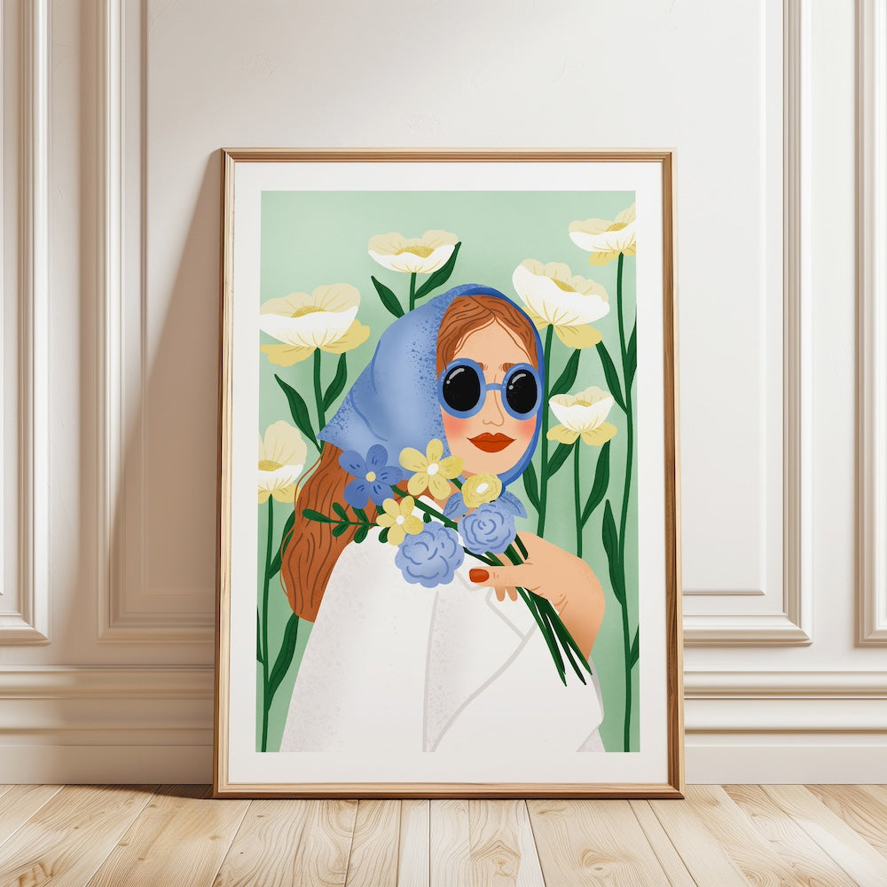 A4 Poster floral vibes