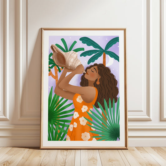 A4 Poster whispers of the sea