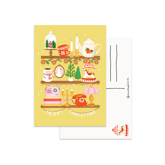 Kerstkaart kerstdecor