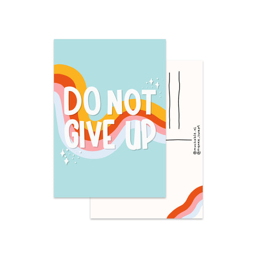Kaart do not give up