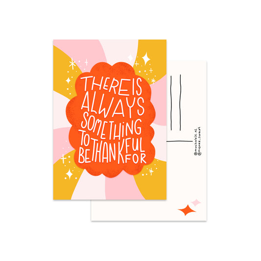 Kaart there is always something to be thankful for