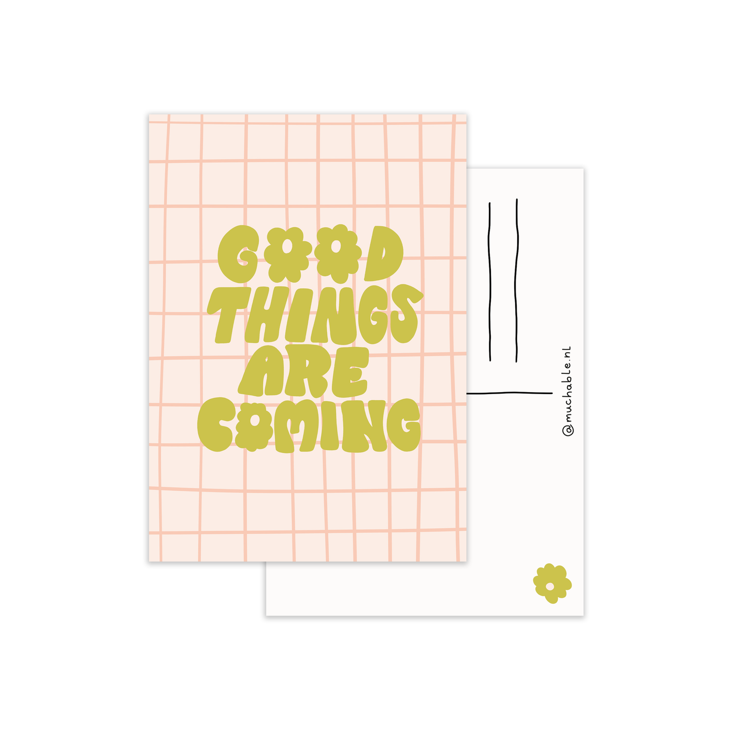 Kaart good things are coming
