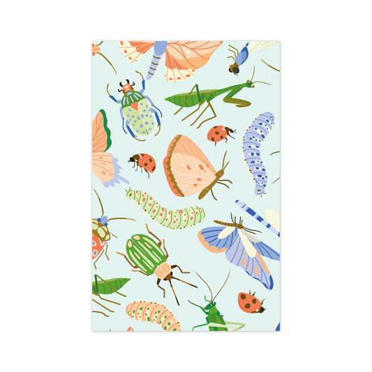 Mini card pattern creepy crawlies