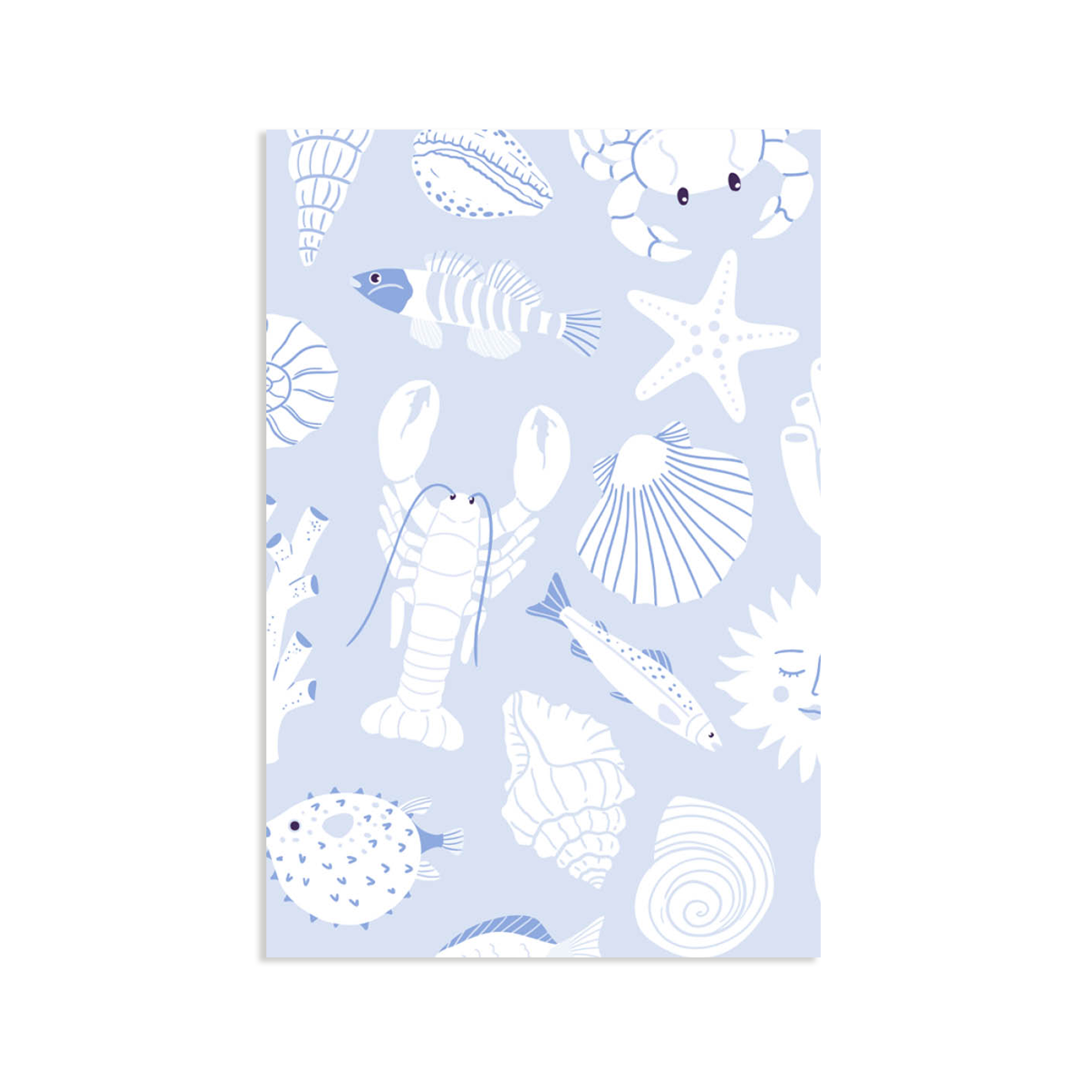 Minikaart - oceaan patroon