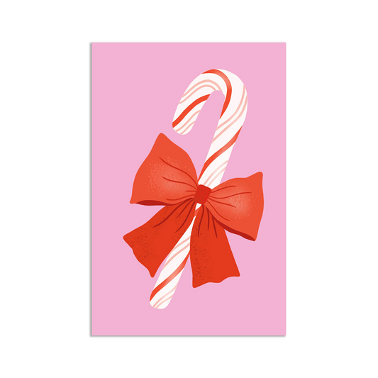 Mini card - Christmas candy cane