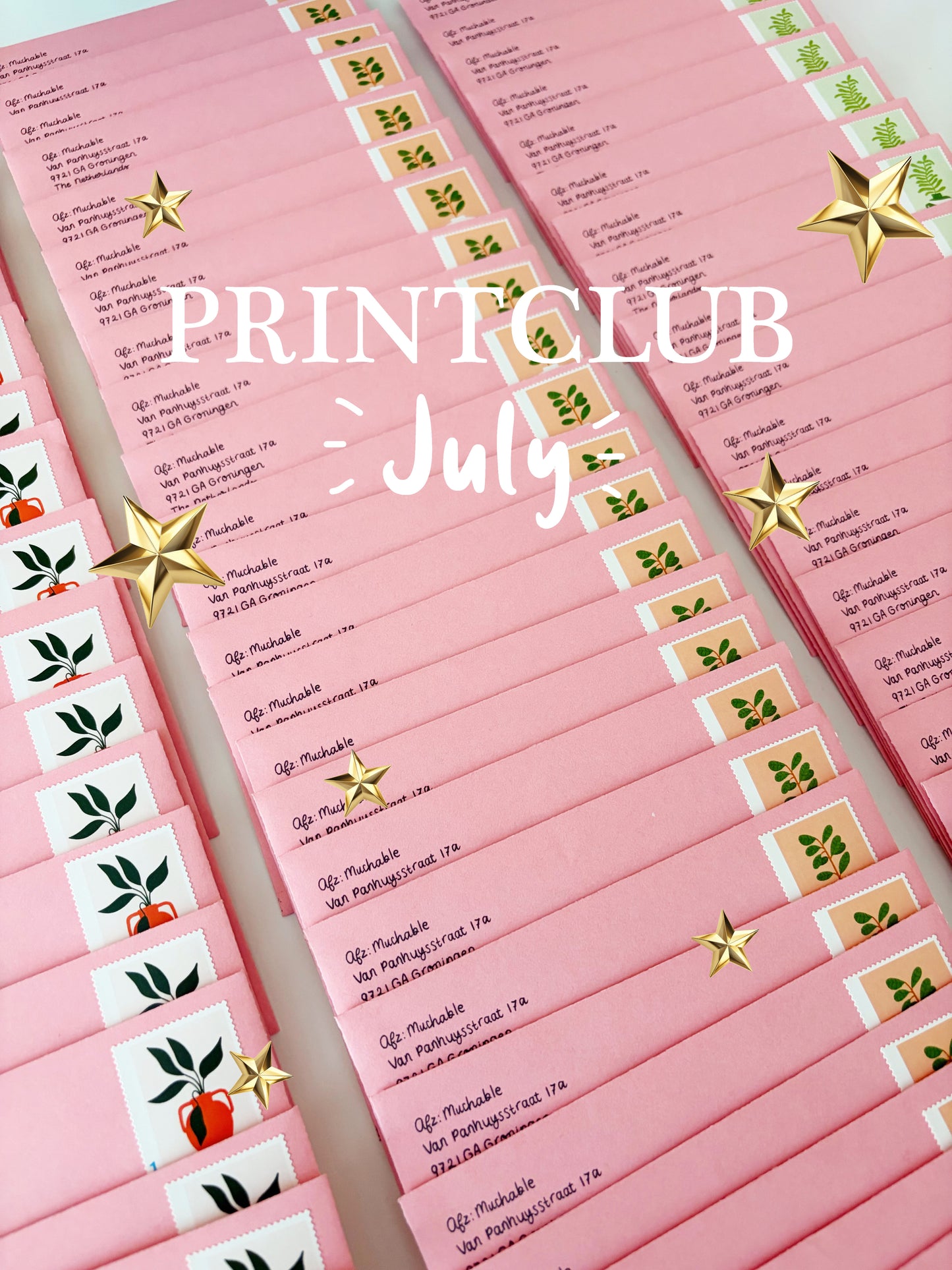 Printclub July - shipping on 1July 16th