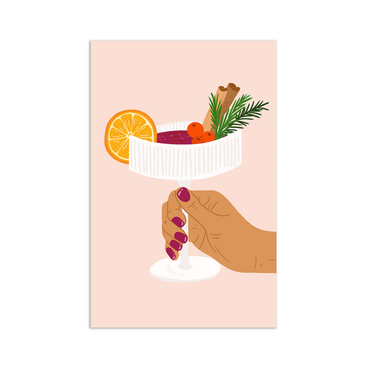 Mini card - Christmas cocktail