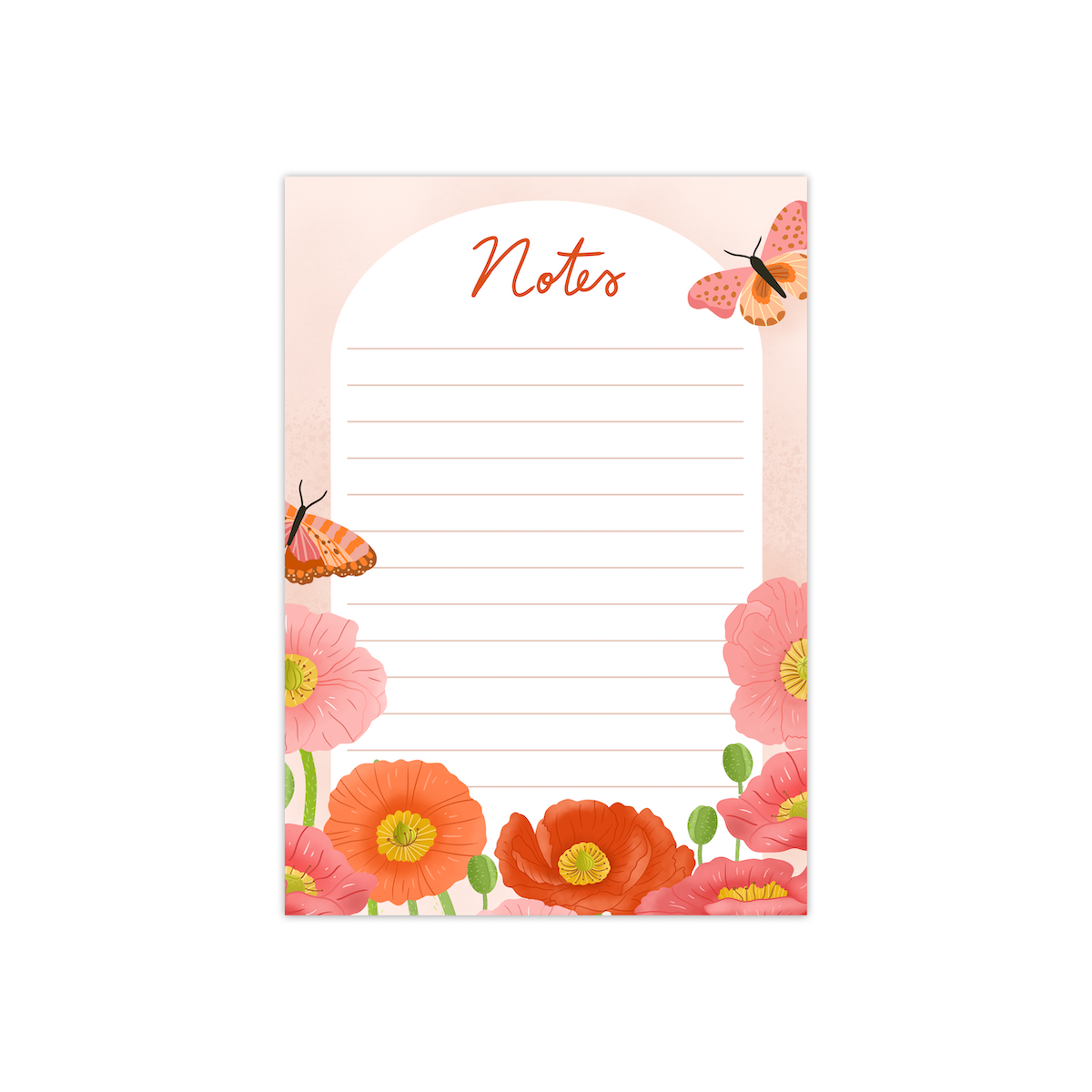Notepad poppies