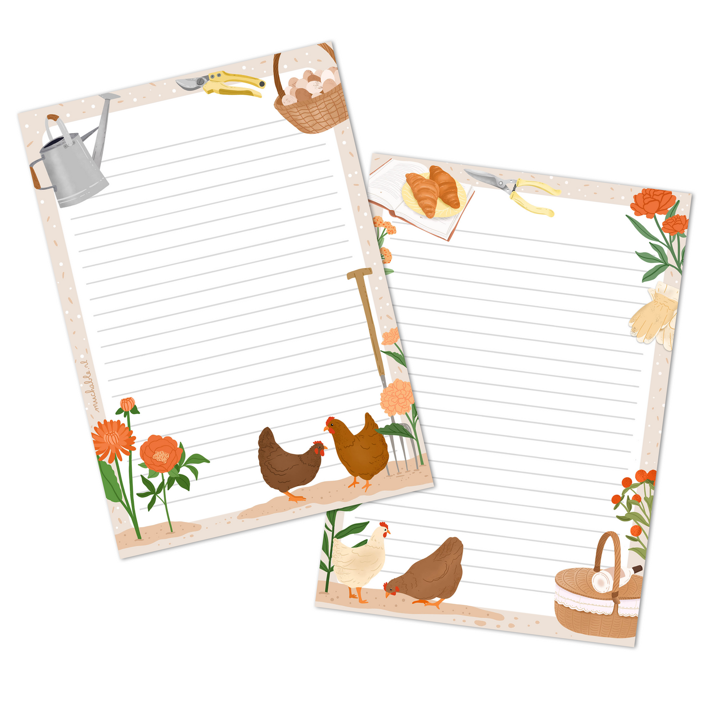 Autumn animal notebook