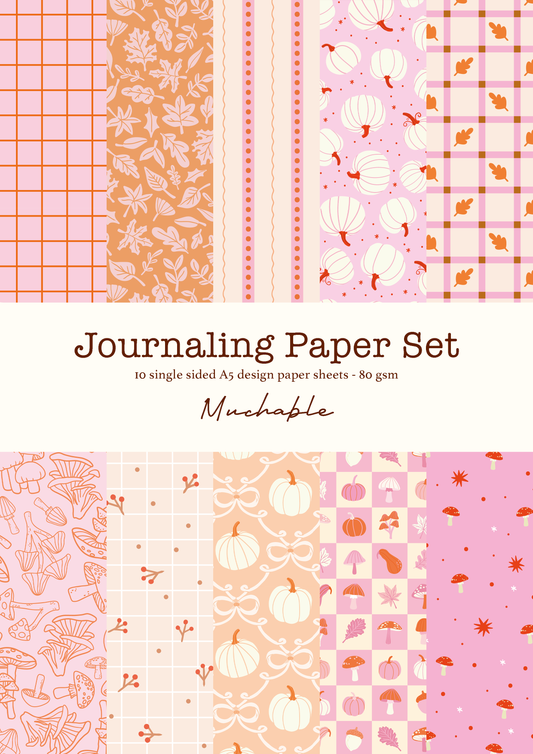 Papier journaling set 9 herfst
