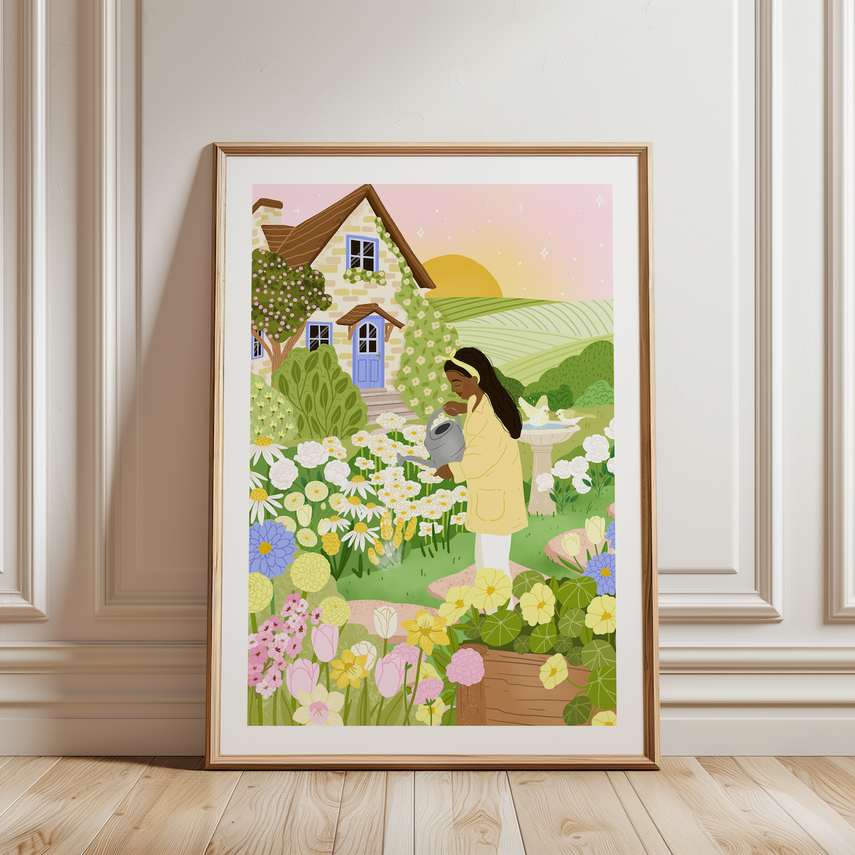 A4 Poster spring garden
