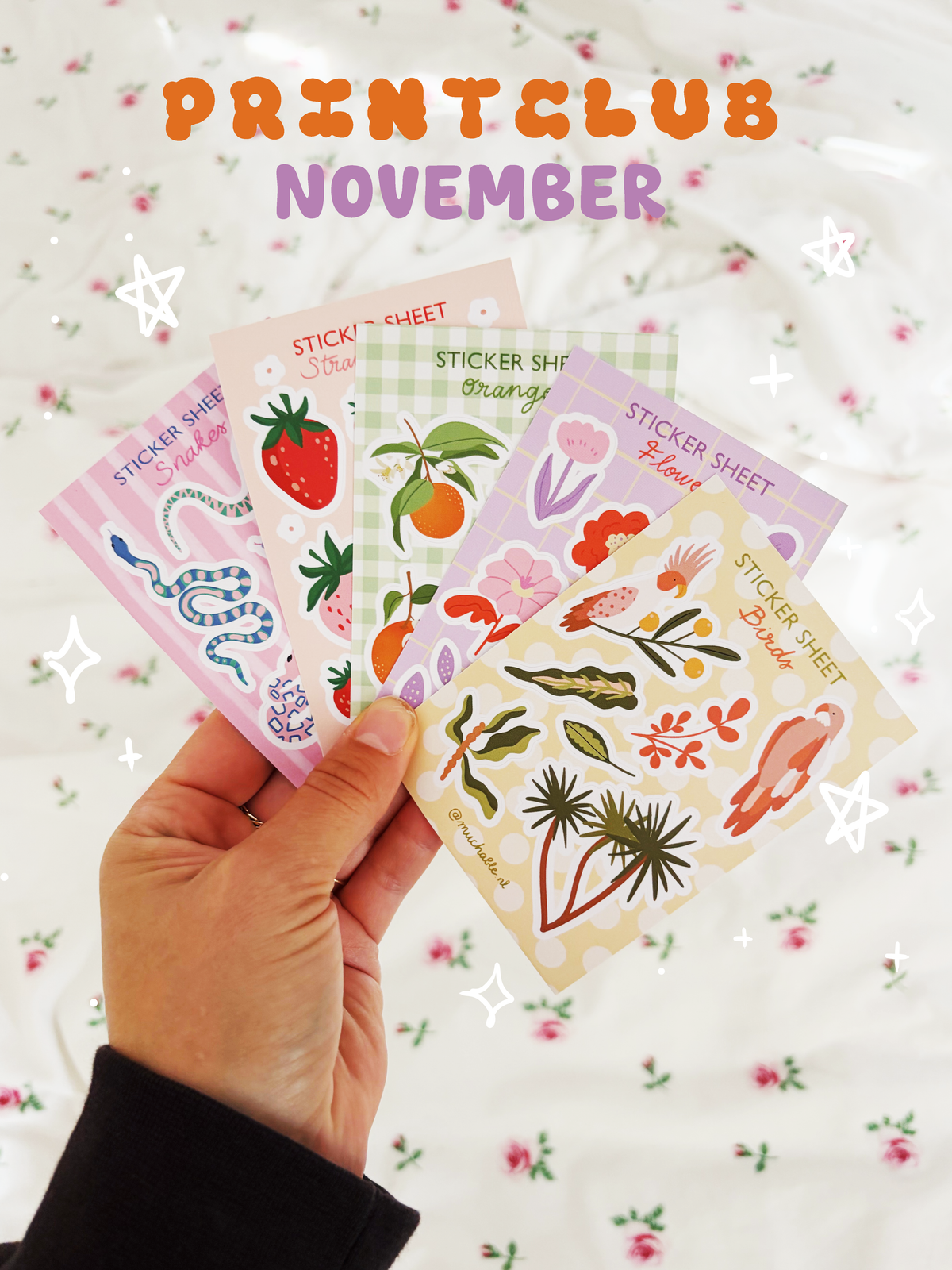 Printclub november - shipping on 16 november