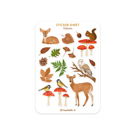 A6 stickervel herfst