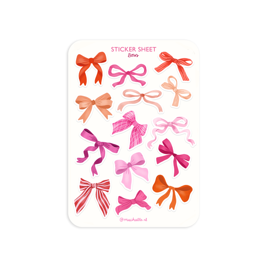 A6 stickervel strikken