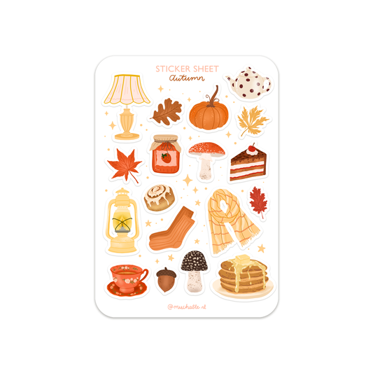 A6 stickervel herfst items 2