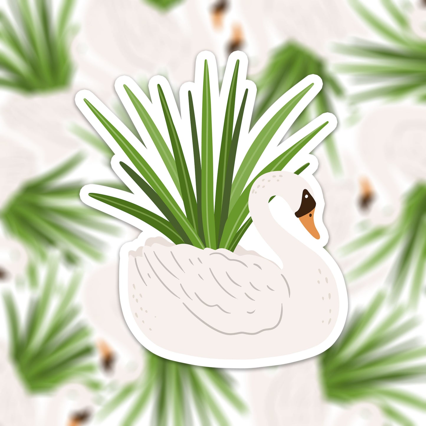 Vinyl sticker plant 5