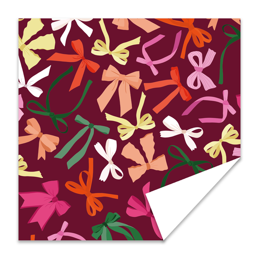 Luxe inpakpapier - kerst strikken