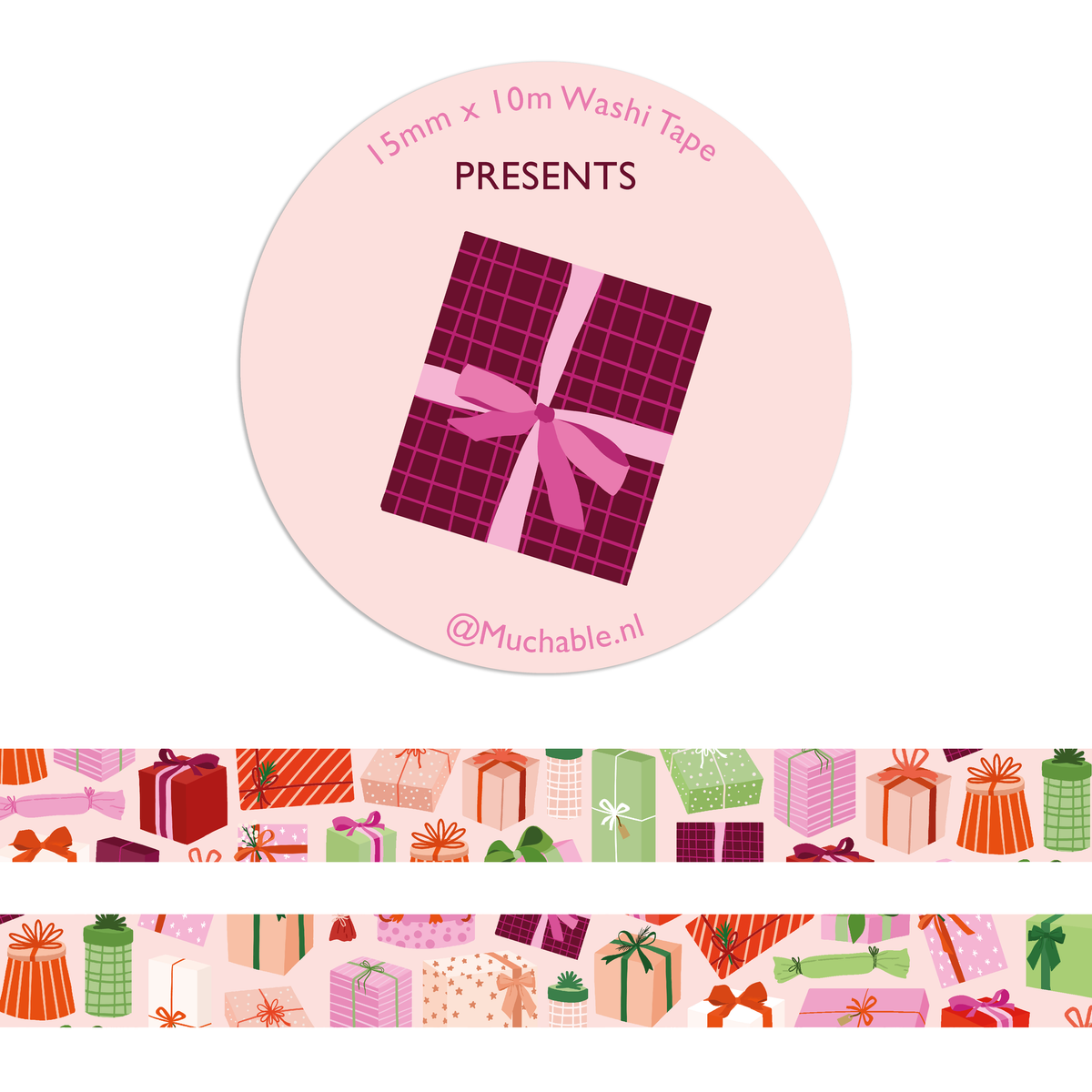 Washitape - cadeautjes