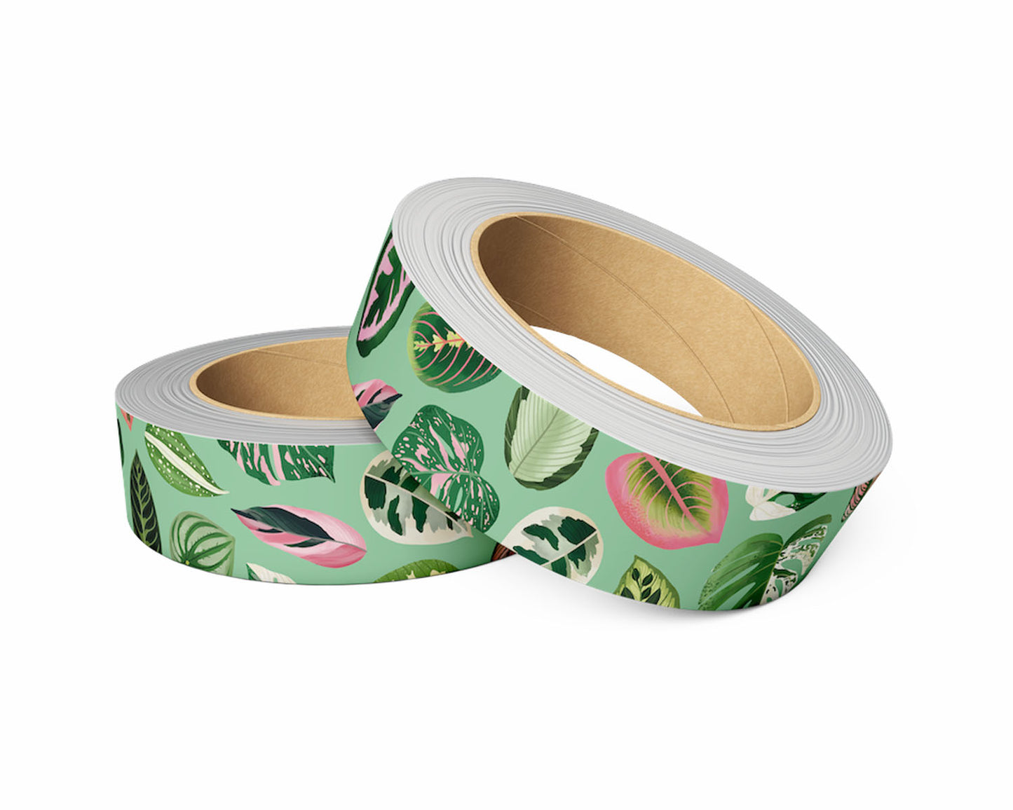 Washitape - roze bladeren