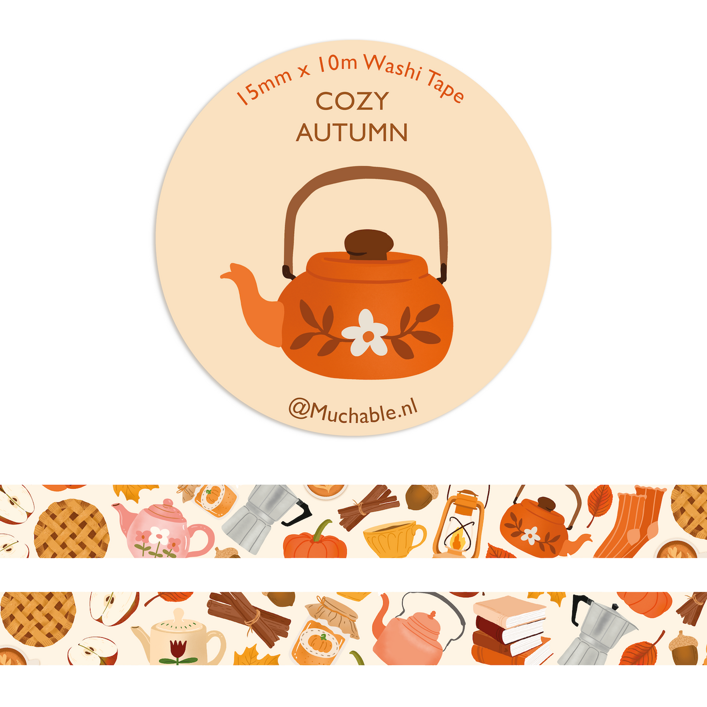 Washitape - herfst items